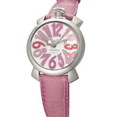 ガガミラノ GaGa Milano マヌアーレ 40mm 5020.6 マザーオブパール クオーツ 仕上/電池交換済