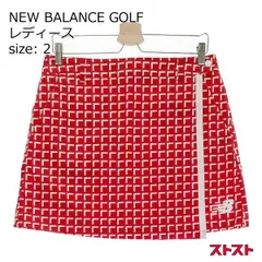 NEW BALANCE ニューバランス スカート 総柄 レッド系 2 [240101137368]#