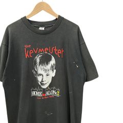 90s ビンテージ HOME ALONe2 フォトプリント ムービー Tシャツ XLサイズ ブラック USA製 90年代 ホームアローン vintage アメリカ製