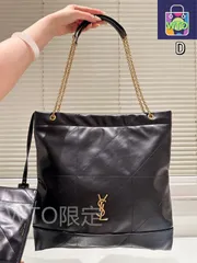 【今日特価】Yves Saint Laurent イヴ・サンローラン ショッピングバッグ プリーツ風の造型が特徴-WTO輸入1