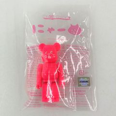 04m0825〇【未開封】BE@RBRICK にゃー 蛍光PINK ノベルティ