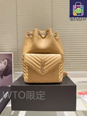 【今日特価】Yves Saint Laurent イヴ・サンローラン バケットバッグ 原?折りたたみギフトボックス付き 小羊皮を使用-WTO輸入2