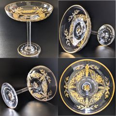 ■オールドバカラ BACCARAT ピカデリー　14cm　フットスターカット#1 ヴィンテージバカラ BACCARAT ピカデリー14cm フットスター