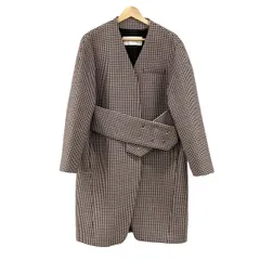 ルシェルブルー チェックバルーンコート 美品 LE CIEL BLEU（ルシェルブルー）の「ダブルフェイススタンド