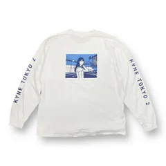 定価11000円 SOPHNET. 20SS KYNE TOKYO 2 L/S TEE キネ コラボ プリント カットソー Tシャツ ソフネット  ホワイト XL   55075Aのサムネイル