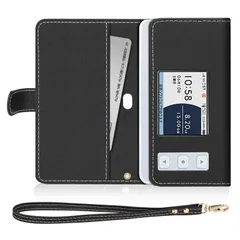 【人気商品】au/UQ Speed Speed au/UQ Wi-Fi Wi-Fi 放熱性 5G 5G 耐衝撃 X11 X11 全面保護 / / マグネット式 X12 X12 カード収納 対応 ケース モバイルルーター (ブラック) 専用 GUTUKE