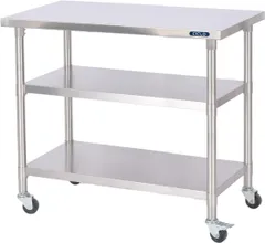 兵庫県 三田市 直接お引き取り限定 ステンレス作業台 縦60×横120×高さ79 調理台 業務用 棚付き 店舗用品 厨房用品 飲食店 キッチン 中古 2025年最新】厨房 ステンレス 作業台の人気アイテム - メルカリ