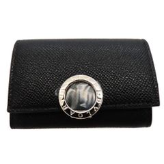 ≪値下げ≫【中古】BVLGARI ブルガリ 289374 クリップコインパース コインケース レザー 黒 ブラック 未使用品 A2300967 【無料ギフトラッピング承ります】