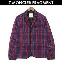 モンクレール ジーニアス ナイロン ジャケット MONCLER GENIUS 7 MONCLER FRAGMENT HIROSHI FUJIWARA チェック柄 サイズ1 中古 コンディションC