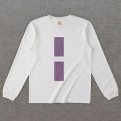 和柄長袖Tシャツ　毘沙門亀甲 -彩・角-［長袖］
