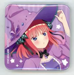 【中古】バッジ・ピンズ 中野二乃 スクエア缶バッジ 「グラくじ 映画 五等分の花嫁 Jewel Wizard オンラインくじ」 Wチャンス賞 第2弾