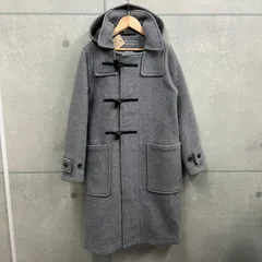 40周年記念 レア 別注 gloverall×TOMORROWLAND グローバーオール トゥモローランド ELIZA ダッフルコート 36サイズ S~Mサイズ相当 ライトグレー イングランド製 フード着脱可 18AW 肉厚 メルトン ロングコート アウターのサムネイル