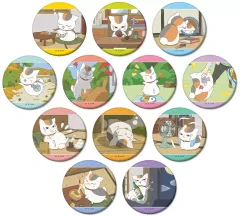 【新品】雑貨 【BOX】夏目友人帳 描き下ろしイラスト ニャンコ先生の1日ver. トレーディング缶ミラー