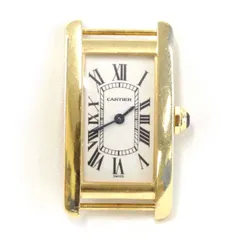〇 Cartier タンクアメリカン LM クロコベルト FZ8423