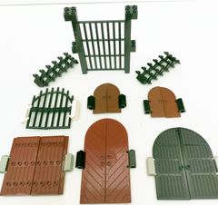 5127 　レゴ　城門　階段　お城シリーズ　お城系パーツ　格子　格子扉　門扉　木の扉　ドア　特殊パーツ　まとめ売り　詰め合わせ　LEGO　レゴブロック