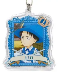 【中古】キーホルダー・マスコット(キャラクター) リヴァイ(銃士物語) アクリルプレートキーホルダー 「一番くじ 進撃の巨人～進撃!巨人中学校文化祭の巻～」 F賞