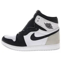 NIKE (ナイキ) AIR JORDAN 1 RETRO HIGH OG BLEACHED CORAL エアジョーダン ブリーチド コーラル ハイカットスニーカー ブラック/グレー 555088-108 12.5/30.5cm