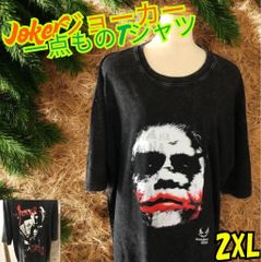 【即日発送ジョーカーグラフィック2XLダークアートフェイスTヴィンテージ加工