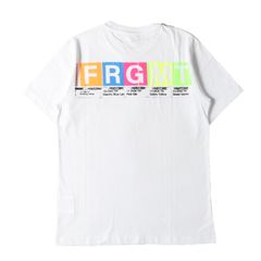【新品】Dover Street Market ドーバー ストリート マーケット Tシャツ サイズ:M / 20AW fragment design FLURO REBELLION PART 1 クルーネック Tシャツ / ホワイト / コラボ