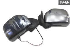 【カバー付】スズキ純正 JB23W ジムニー サイドミラー ドアミラー ウインカー 左右 7+2P グレー  即納 棚