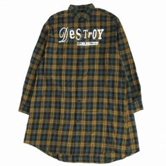 24AW KIDILL キディル Destroy Check Shirt デストロイ チェック