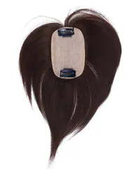 HIYE 部分ウィッグ 人毛100% 女性 医療用 人毛 部分 カツラ ヘアピース かつら 手植え 自然スキン 脱毛 白髪隠れ 薄毛 トップカバー (前髪栗色)