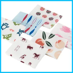 【特価セール】キッチンタオル 泉州タオル ハンカチ ここちよ 薄手 6枚セット 速乾 ハンドタオル 軽量 ガーゼタオル 日本製 ブルーム デザインおまかせ