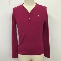 BURBERRY BLACK LABEL バーバリーブラックレーベル ニット、セーター 長袖 長袖ニット リブニット ヘンリーネックカットソー セーター