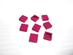 レゴ★未使用！赤紫色の１×１タイル８点セット