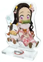【中古】アクリルスタンド・アクリルパネル 竈門禰豆子 「鬼滅の刃 鬼滅祭オンライン -アニメ弐周年記念祭- 丑年 みにきゃら ランダムアクリルスタンド」 ufotable WEBSHOP受注生産限定