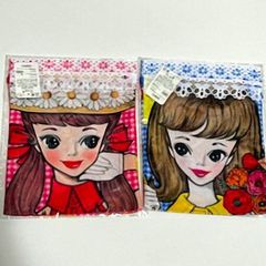内藤ルネ レディース ガールズ トラベル用 巾着袋 フルーツ柄（S）