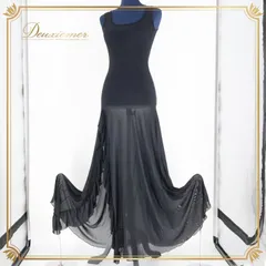 ベリーダンス 衣装 ワンピース ドレス レッスンウェア 練習着 黒 レース 無地 シンプル ブラック系 スリット フリル コスチューム イベント 透け感 セクシー スポーツウェア ダンス衣装 フェス コーディネート プレイウェア モダンスタイル スリムフィット