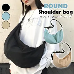 ラウンド ショルダーバッグ ショルダーバック ナイロン 斜め掛け ファスナー メンズ レディース 軽い 軽量 大きめ ボディバッグ mitas ポイ xzjhzlq#