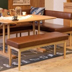 直接限定】美品 ダイニングテーブル チェア2脚 ベンチ アンティーク