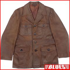 B-McCOY'S STEERHIDE LEATHER SINGLE JKT - メルカリ