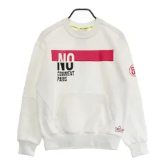 サイズ：XS NO COMMENT PARIS　ノーコメントパリ NCP-SWM0001 スウェットトレーナー  ホワイト系 [240101214904] ゴルフウェア メンズ ストストのサムネイル