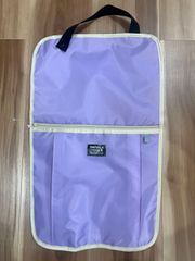 【新品】入学準備　収納できるランドセルカバー　ファスナー　ポケット付き　紫