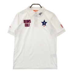 BEAMS GOLF ゴルフシャツ XL ピンク/ホワイト新品未使用 - メルカリ
