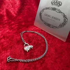 美品 ネックレス ツインフラワー ジョージジェンセン/GEORG JENSENのサムネイル