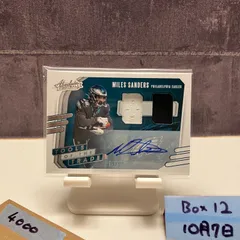 2020 Panini Absolute  Miles Sanders 74/99 直筆サイン PHILADELPHIA EAGLES Dual ジャージ Tools of the Trade カード