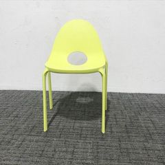 廃盤 IKEA REIDAR チェア イス アルミ製 ガーデンチェア イエロー