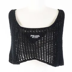★*n様 PRADA ブラック タンクトップ L Prada トライアングルロゴ タンクトップ | ブラック | FARFETCH JP