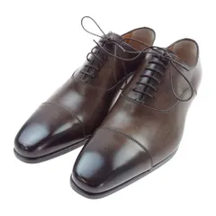 Santoni サントーニ その他靴 15004 ロングノーズフォルム ストレートチップ レザー ドレス シューズ ブラウン系 UK 4【中古】のサムネイル