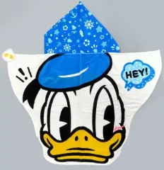 【中古】雑貨 ドナルドダック(フェイス/ブルー) フード付きタオル 「ディズニー」 東京ディズニーリゾート限定
