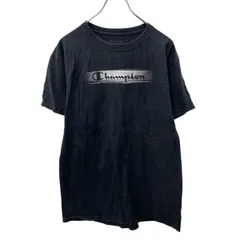 Champion 半袖 プリントTシャツ M ブラック チャンピオン 古着卸 アメリカ仕入 a704-5690