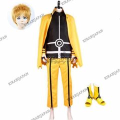 新品◆BORUTO -NARUTO THE MOVIE- 風 うずまき ナルト コスプレ衣装 ウィッグ 靴 コスチューム イベント アニメ ハロウィン仮装 変装