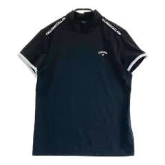 サイズ：L CALLAWAY キャロウェイ  モックネック半袖Tシャツ  ブラック系 [240101529965] ゴルフウェア レディース ストスト