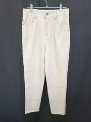 ◇ Θ ZARA ザラ レザー パンツ サイズ36 ベージュ系 レディース E  【1508060003904】