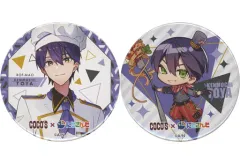 剣持刀也　ココス　Cocos 缶バッチ　ROF-MAO にじさんじ ココス にじさんじ コラボ 剣持刀也 缶バッジ セット - メルカリ