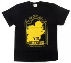 [중고] 의류 오츠키 유이 (Live Broadcast 24magic ver.) 공식 실루엣 T 셔츠 블랙 L 사이즈 [THE IDOLM @ STER CINDERELLA GIRLS Live Broadcast 24magic ~ 신데렐라들의 24시